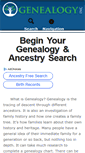 Mobile Screenshot of genealogyinc.com