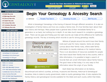 Tablet Screenshot of genealogyinc.com